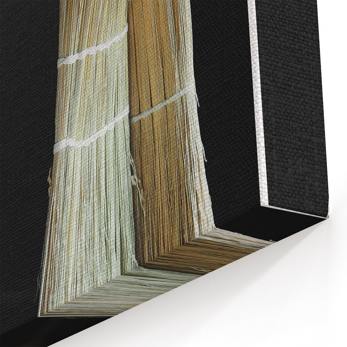 Traditional Broom Pair - Rustic Household Wall Art