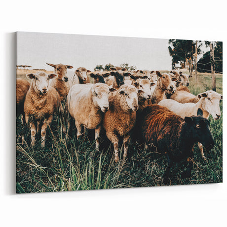 Farmhouse Sheep Wall Art – Rustic Country Style Decor for Home