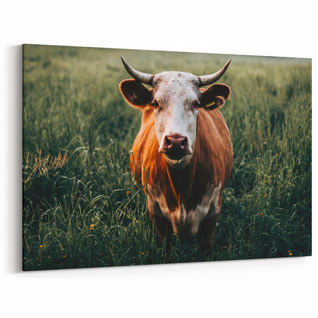Farmhouse Cow Wall Art – Rustic Country Style Decor for Home