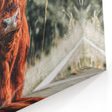 Rustic Highland Cow Wall Art – Farmhouse Country Style Decor