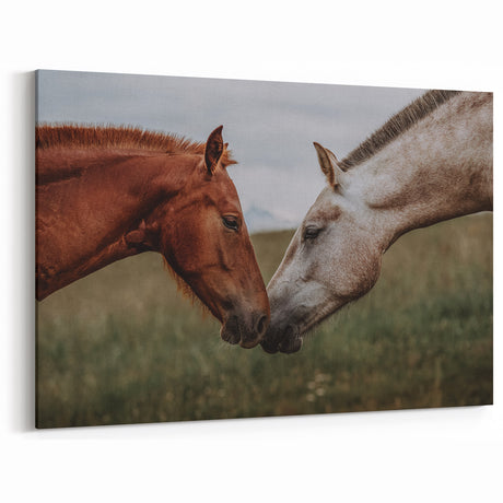 Rustic Horses Wall Art – Farmhouse Country Style Decor for Home