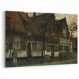Timeless Dark Prints - Historic Street Scene with Rustic Charm