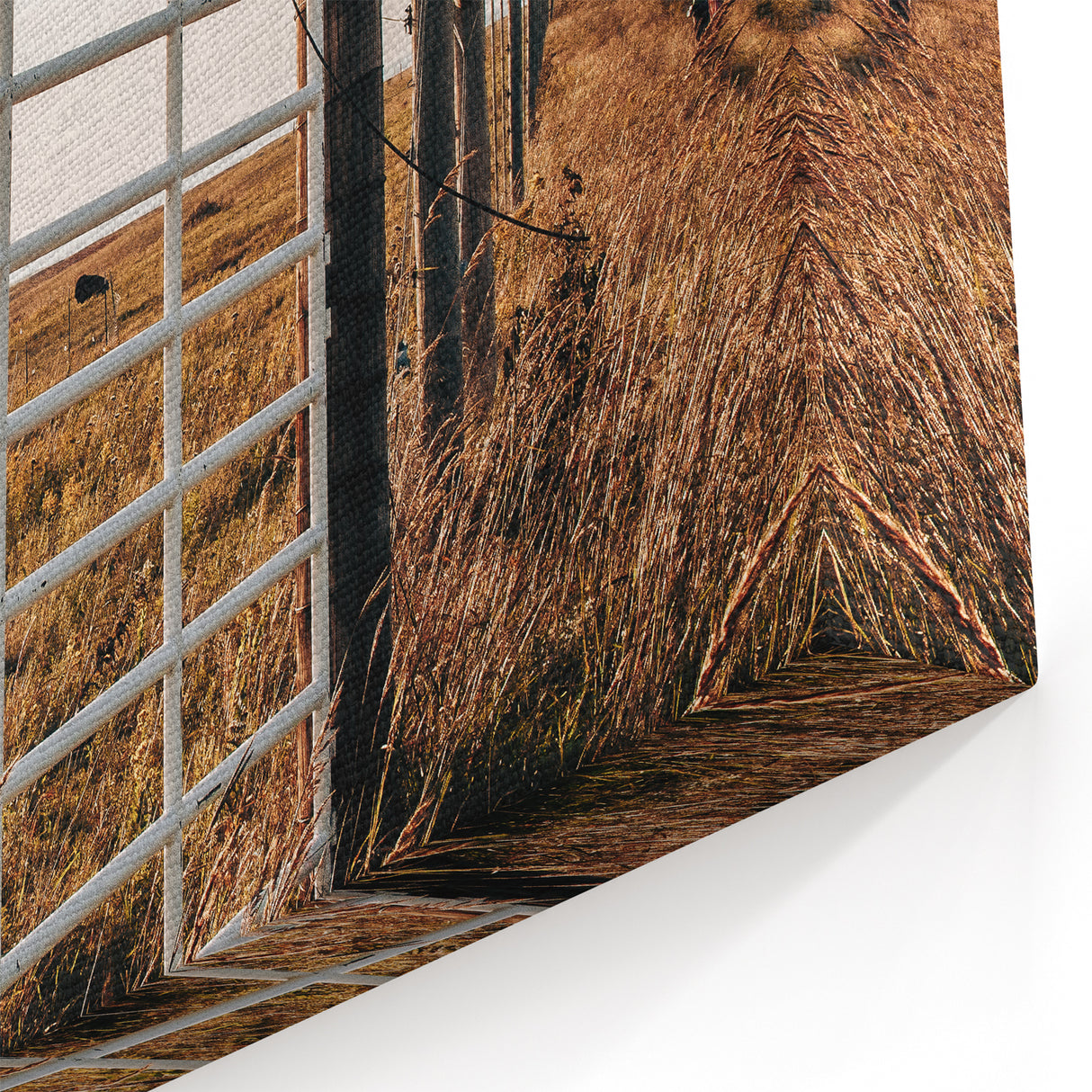 Farmhouse Gate Wall Art – Rustic Country Style Decor for Home