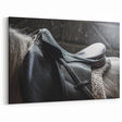 Equestrian Saddle Farmhouse Wall Art – Rustic Western Decor for Home