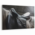 Equestrian Saddle Farmhouse Wall Art – Rustic Western Decor for Home
