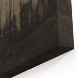 Moody Tree Line Wall Art - Atmospheric Dark Landscape for Interiors
