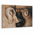 Farmhouse Wall Art: Rustic Cowboy Hats - Country Style Decor