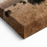 Farmhouse Wall Art: Windmill & Cattle Scene - Rustic Country Decor
