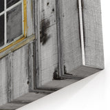 Rustic Cabin Window - Vintage Architectural Wall Art