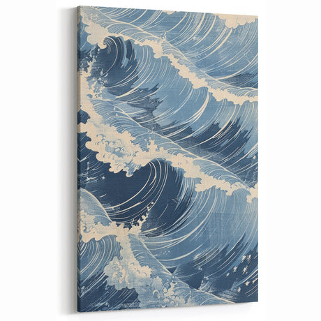 Dynamic Waves Coastal Wall Art - Nautical Ocean Decor for Interiors