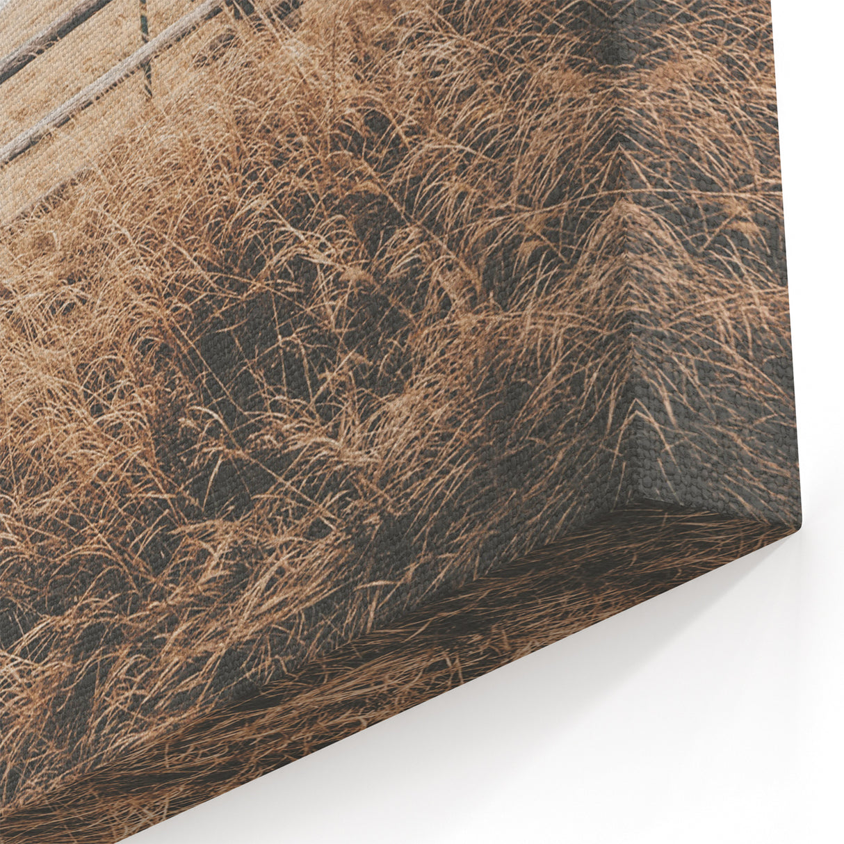 Farmhouse Wall Art: Rustic Fence & Field - Country Style Decor