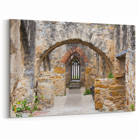 Alamo Artwork - Texas Historic Landmarks Scenic San Antonio Canvas Art
