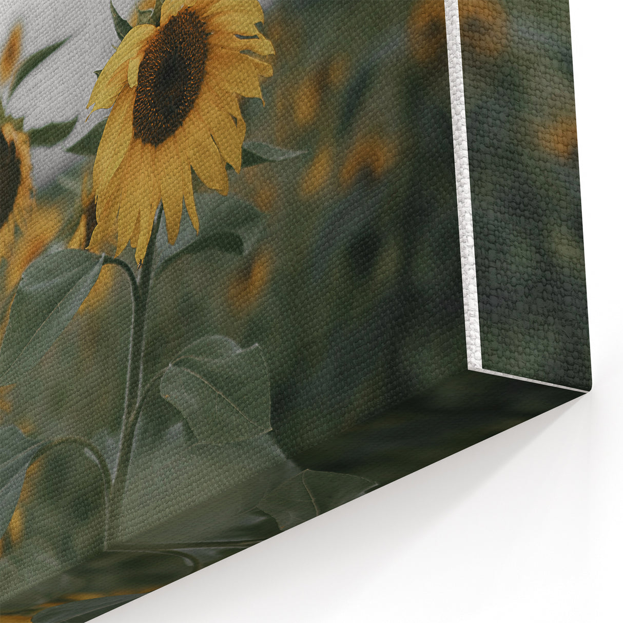 Rustic Wall Art - Sunflower Field Farmhouse Decor for Cozy Homes