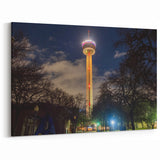 San Antonio Skyline Prints - Tower of the Americas Night Scene Wall Art