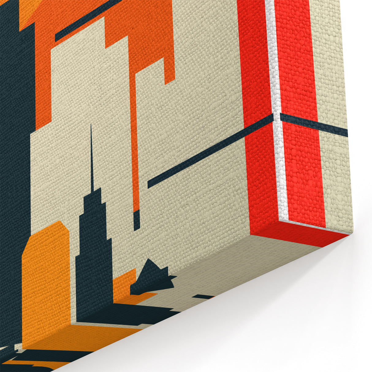 Modern Kansas City Skyline Art - Abstract Missouri Cityscape Print