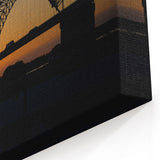 Memphis Skyline Canvas - Sunset Over Hernando de Soto Bridge Art Print