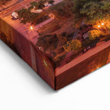 Danube Delta Photography - Bucharest Cityscape at Sunset Print