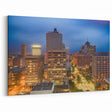 Memphis Skyline Canvas - Nighttime Downtown City Lights Tennessee Art Print