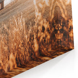 Abandoned Farmhouse at Sunset Wall Art – Rustic Country Decor Print