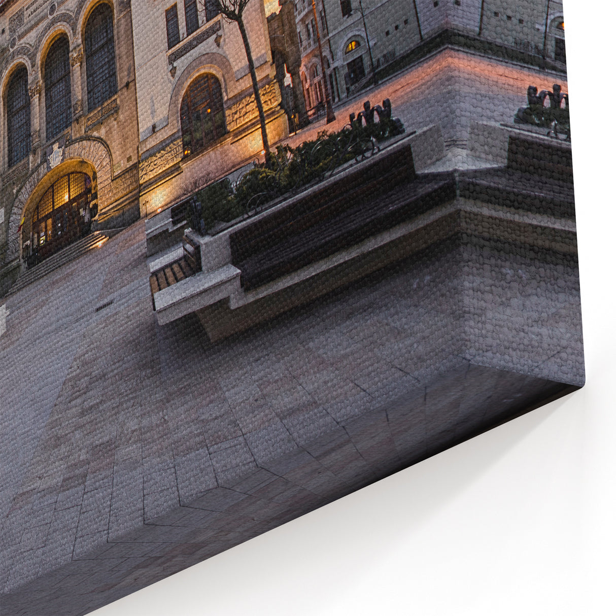 Historic Romanian Landmarks Art - Sunset Over Constanța Museum