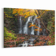 Upper Peninsula Landscape Prints - Autumn Waterfall Michigan Art