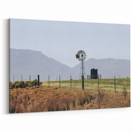 Rustic Windmill Farmhouse Wall Art – Country Style Vintage Decor
