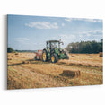Rustic Farmhouse Wall Art: Tractor in Field - Country Style Decor Print