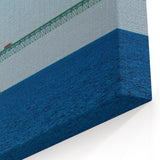 Upper Peninsula Wall Art - Mackinac Bridge Minimalist Skyline Print