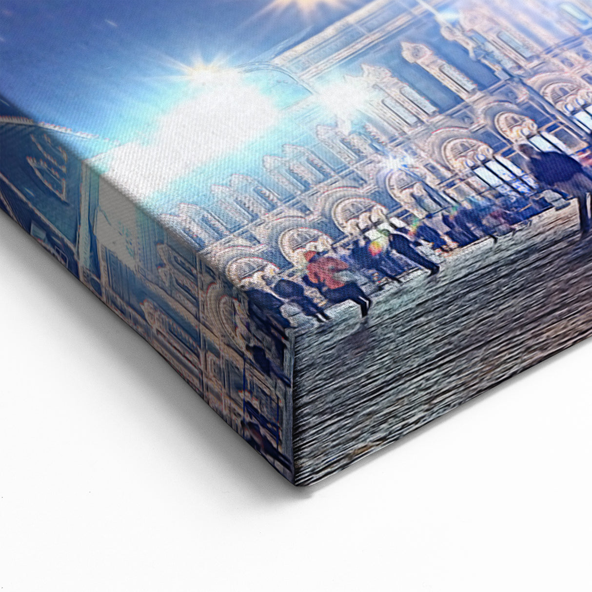 Moscow Canvas Prints - Night Sky Over St. Basil's Cathedral Photography