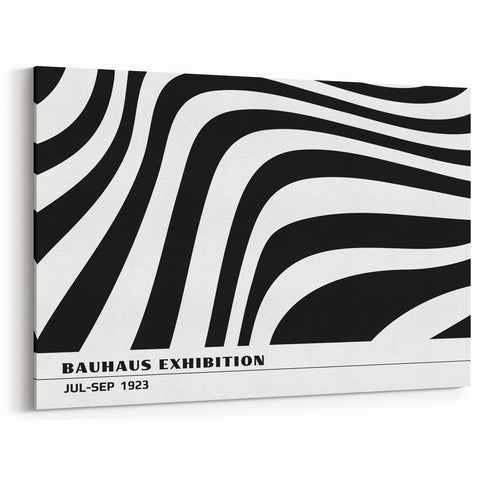 Bohemian Wall Art | Black & White Eclectic Boho Decor Canvas Print