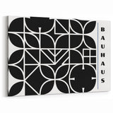 Bohemian Wall Art | Modern Monochrome Geometric Boho Canvas Print