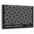 Bohemian Wall Art | Modern Monochrome Circular Boho Canvas Print