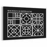 Bohemian Wall Art | Intricate Black & White Geometric Boho Canvas Print