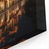 Sochi Cityscape Art - Framed Sochi Wall Art of Historic Building at Night