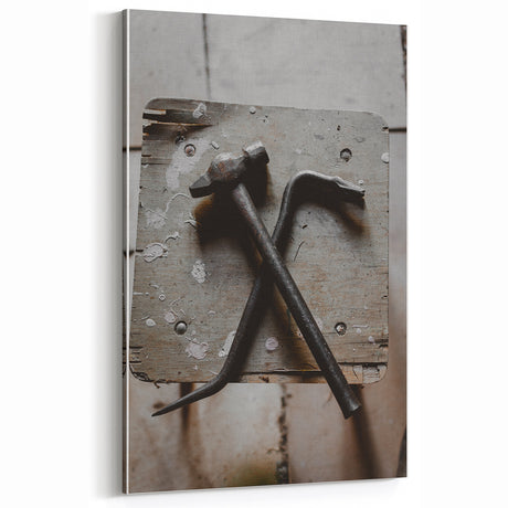 Vintage Tools - Rustic Workshop Art Print