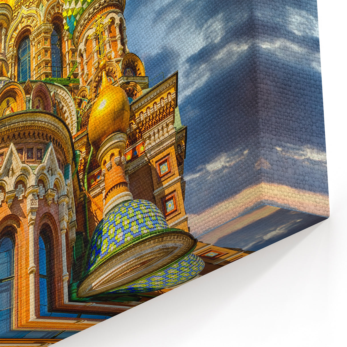 St. Petersburg Wall Art - Vibrant Domes of the Savior Church