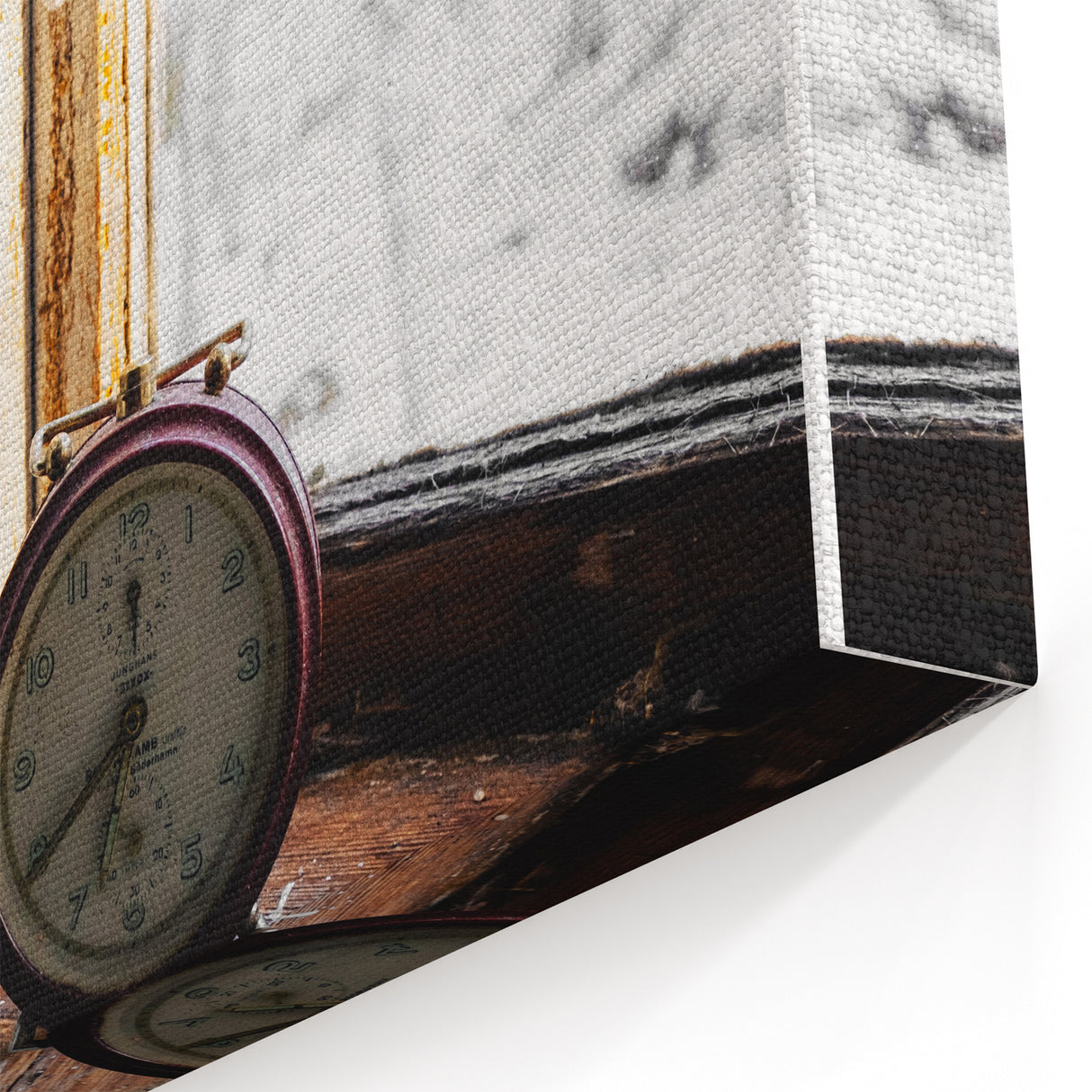 Timeless Moment - Vintage Clock Rustic Art Print
