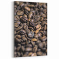 Rustic Wall Art: Coffee Bean Close-Up – Farmhouse Kitchen Decor Print