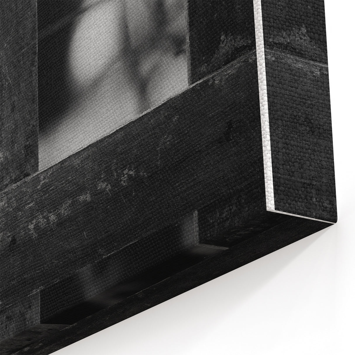 Rustic Wall Art: Black & White Wooden Lattice – Farmhouse Decor Print"