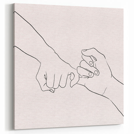 Bohemian Wall Art | Romantic Boho Hand Sketch Decor Canvas | Eclectic Art Print