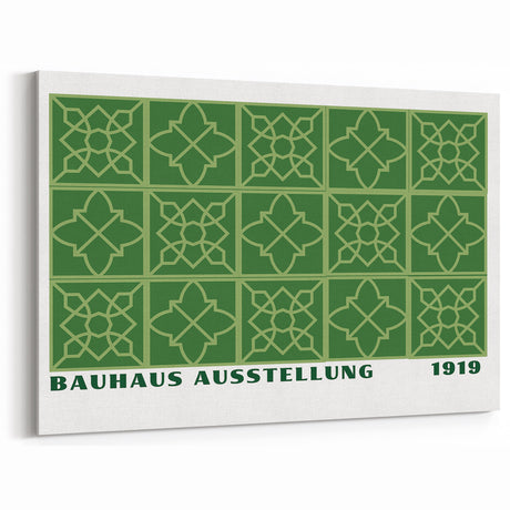 Bohemian Wall Art | Bauhaus Geometric Boho Decor Canvas | Eclectic Art Print
