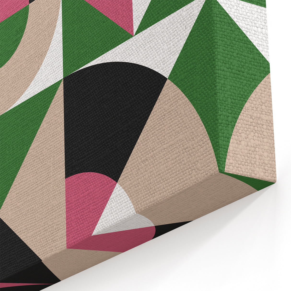 Bohemian Wall Art | Bold Bauhaus Geometric Boho Decor Canvas | Eclectic Art Print