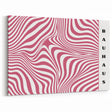 Bohemian Wall Art | Bold Bauhaus Wavy Pattern Boho Canvas | Eclectic Art Print