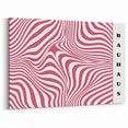 Bohemian Wall Art | Bold Bauhaus Wavy Pattern Boho Canvas | Eclectic Art Print