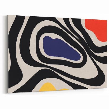 Bohemian Wall Art | Colorful Abstract Boho Decor Canvas | Eclectic Art Print