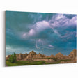 National Park Prints - Lightning Storm Over Badlands South Dakota Wall Art