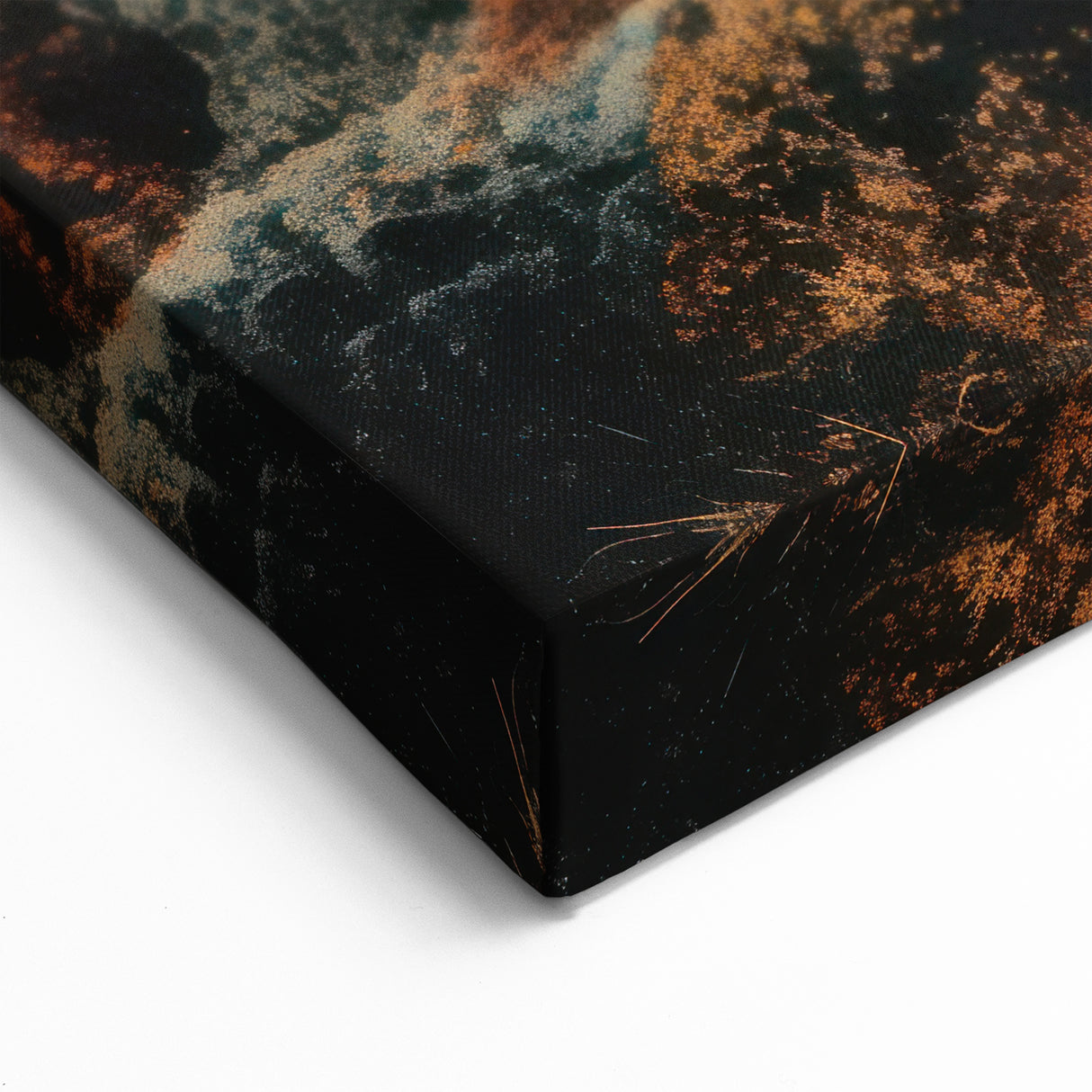 Boho Wall Art - Retro Road Trip Car in Colorful Mountain Landscape Canvas