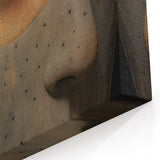 Abstract Electric Mask Portrait – Modern Electric Wall Art