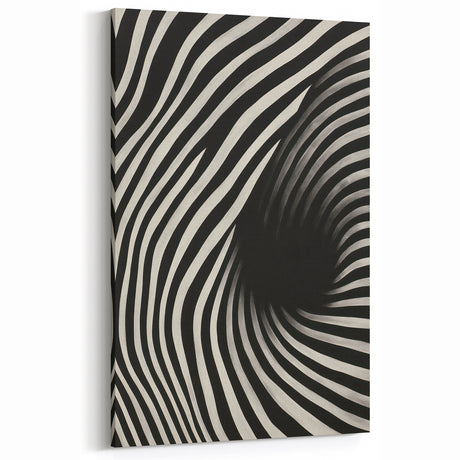 Abstract Electric Spiral Canvas – Modern Electric Wall Art