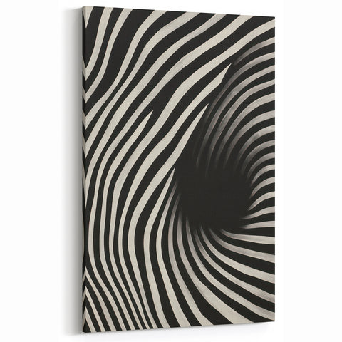 Abstract Electric Spiral Canvas – Modern Electric Wall Art